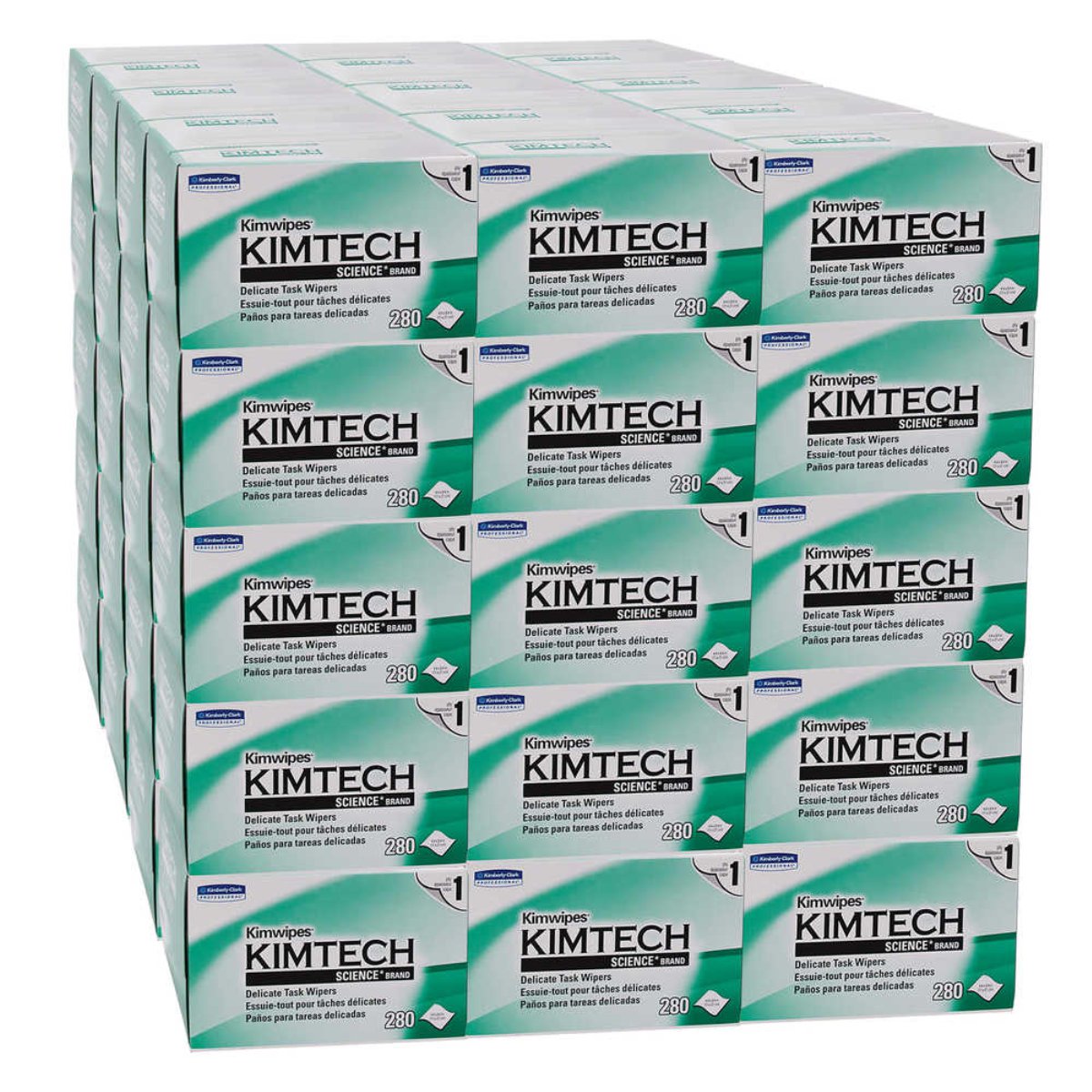 Kimwipes; 4.5x8.5in, 280/pk; 60pk/cs