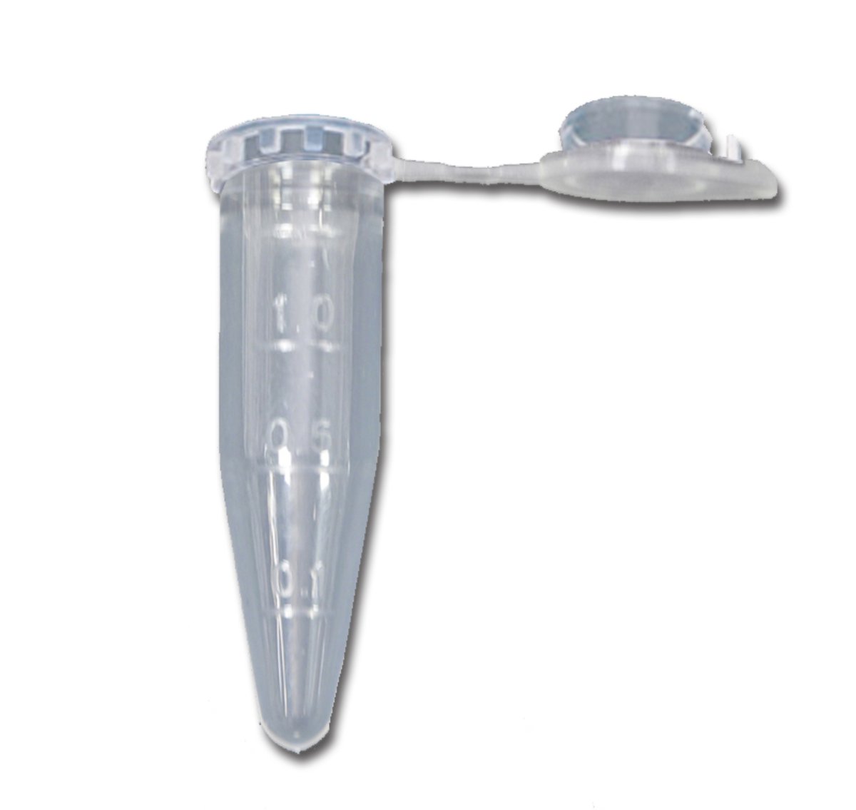 Microtube w/ cap, 1.5ml, clear, sterile, w/ self-standing bag & Stop-Pops™, 500/pk
