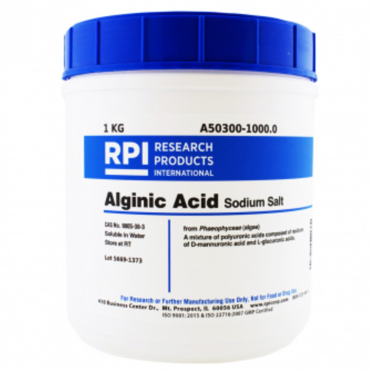 Alginic Acid Sodium Salt, 1 Kilogram CAS# 9005-38-3
