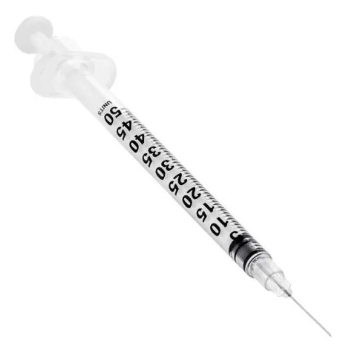 SOL-M 0.5ml Insulin Syringe w/Fixed Needle 28G*1/2(U-100 Insulin Only)(PE Bag), CS1000