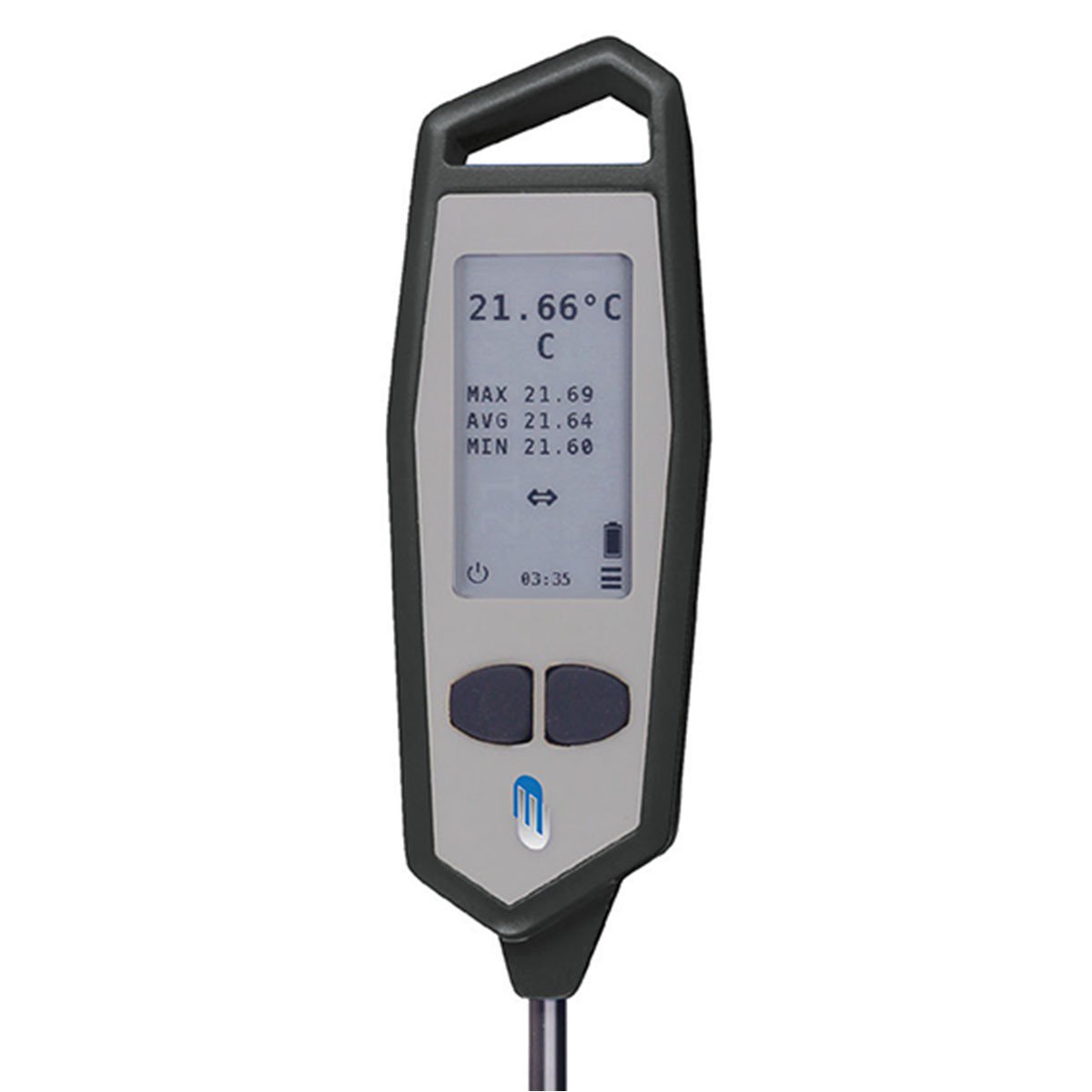 V215 Pt100 Precision Digital Thermometer, -50/250C, 12in stem, 30 x 4.5mm, includes DaKKS calibration certificate