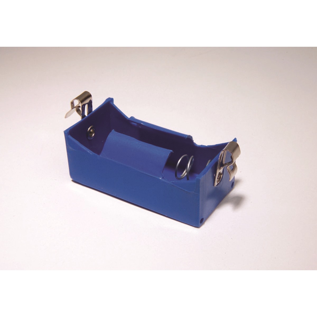 United Scientific™ D Cell Battery Holder With Fahnstock Clips