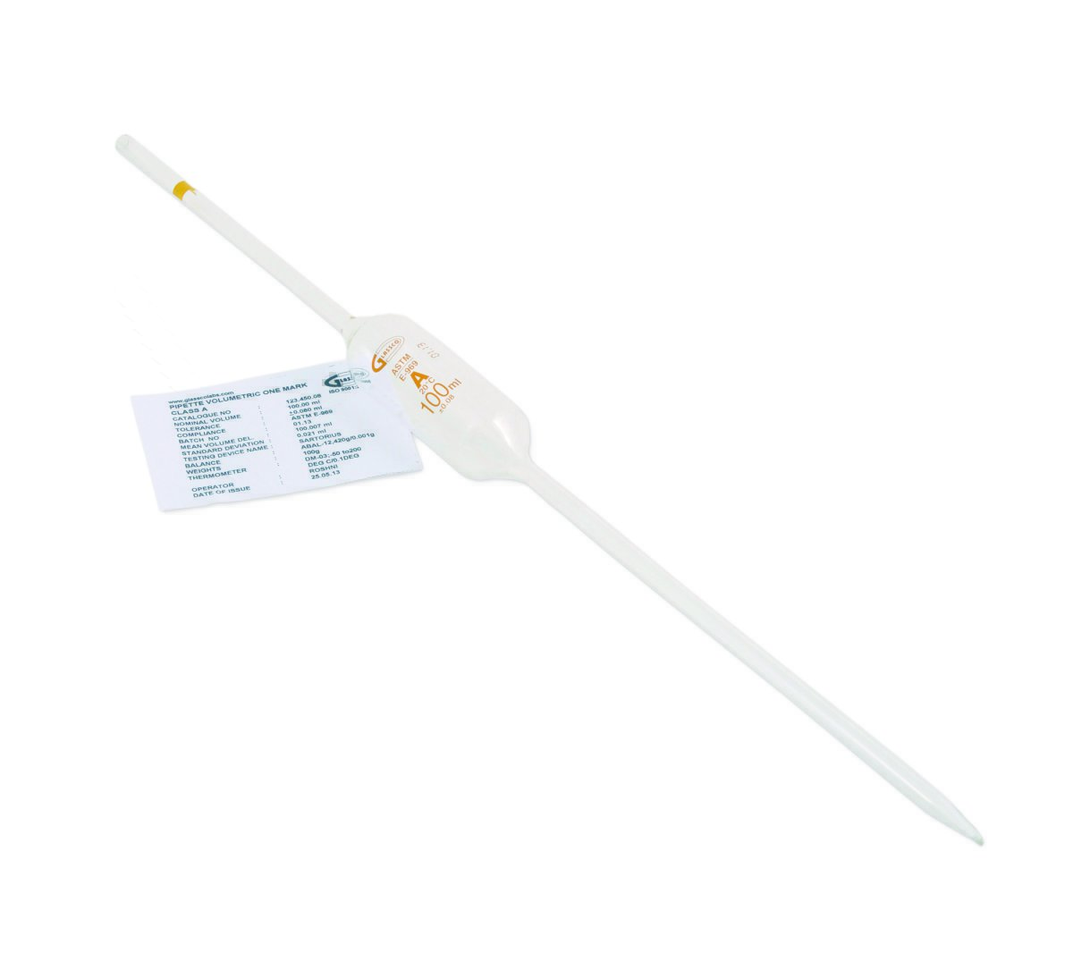 United Scientific™ Pipettes, Volumetric, Class A, Batch Certified, 20ml