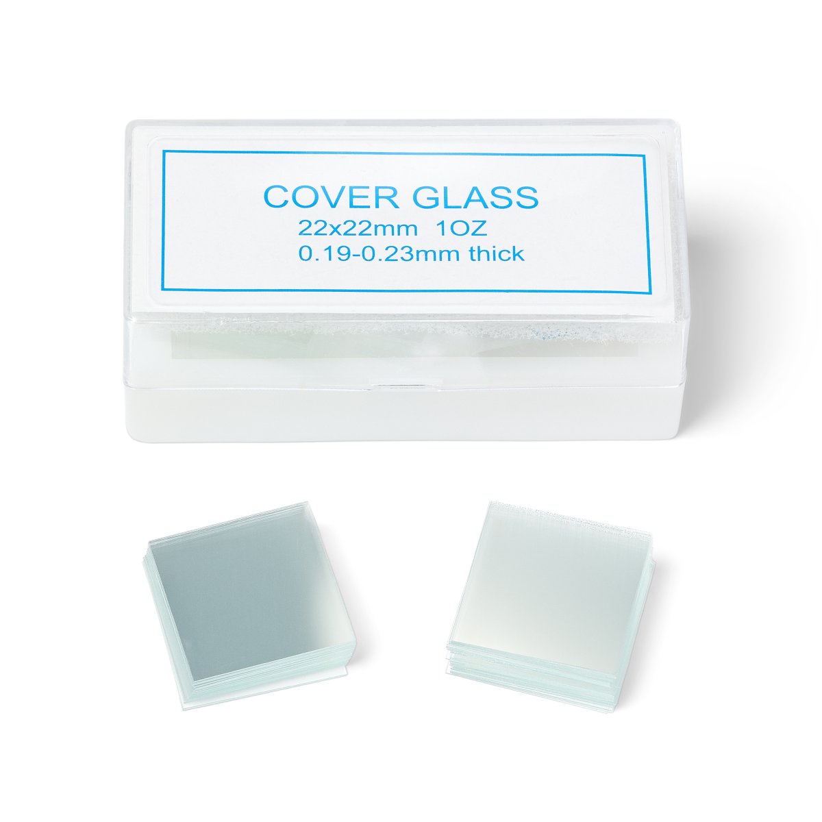 United Scientific™ Glass Coverslips, 22mm X 22mm, 1Oz., #2