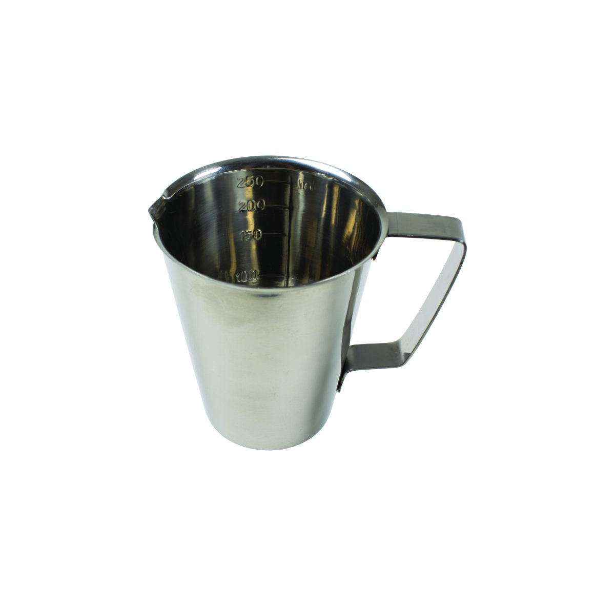 United Scientific™ REUZ™ Stainless Steel Beaker with Handle, 250ml