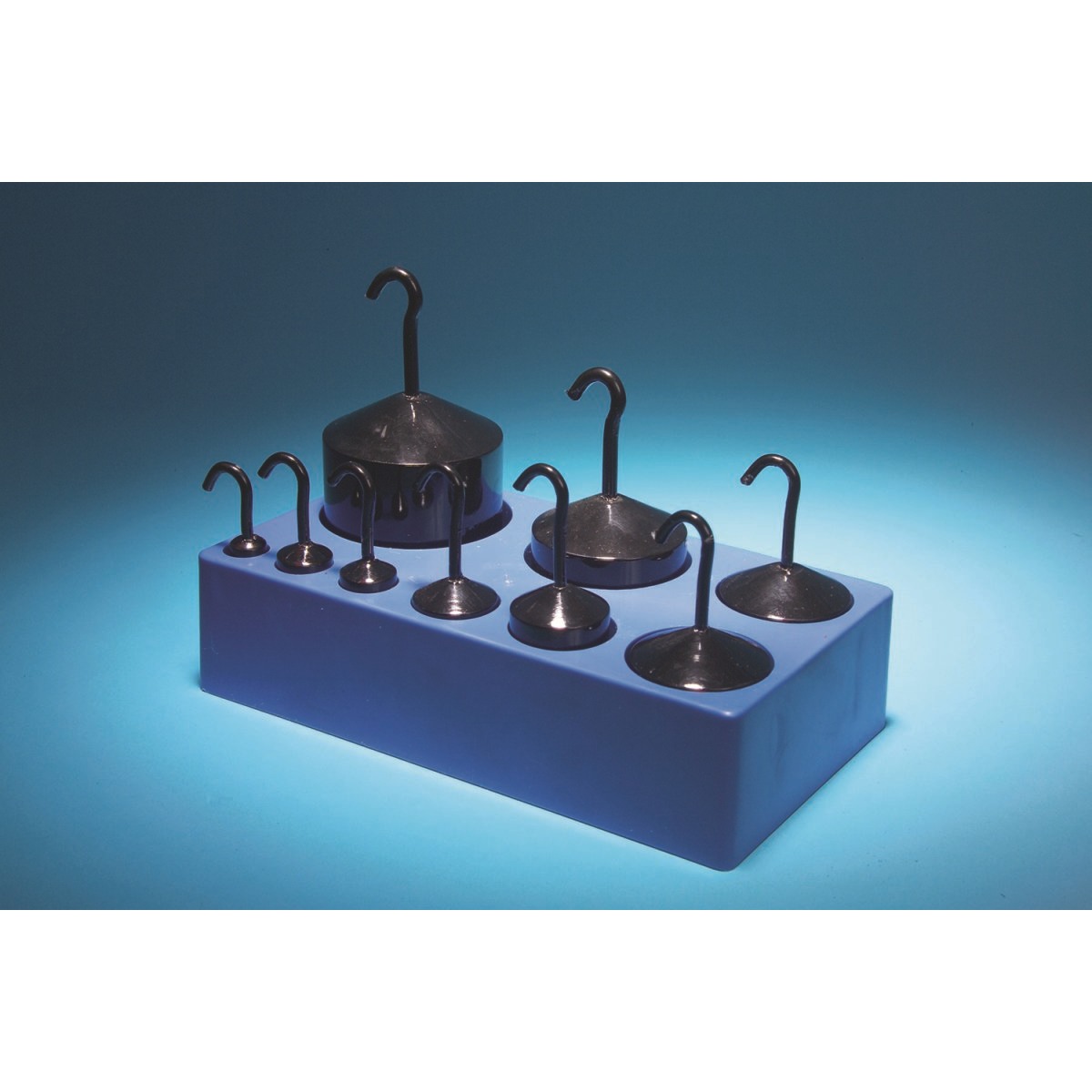 United Scientific™ Hooked Weight Set, Black Enamel