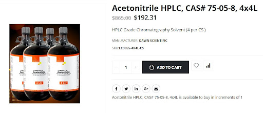 Dawn acetonitrile